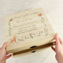 Personalised Woodland Animals Wooden Keepsake Box, thumbnail 3 of 5