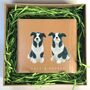 Border Collie Ceramic Salt And Pepper Shaker Set, thumbnail 6 of 7