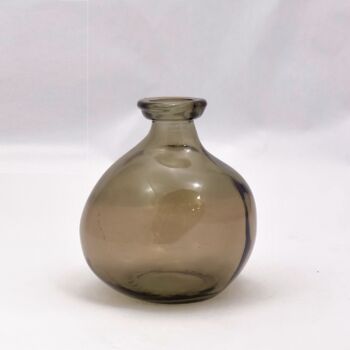 Recycled Glass Vase | 18cm Blown Glass | 10 Colours, 5 of 9