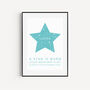 Personalised 'A Star Is Born' New Baby Print, thumbnail 3 of 7
