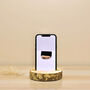 Wooden Log Slice Phone Holder And Tablet Holder, thumbnail 1 of 8