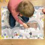 Personalised Children's Play Mat Winter Wonderland, thumbnail 1 of 3
