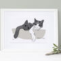 Personalised Hand Drawn Cat Sketch, thumbnail 2 of 10