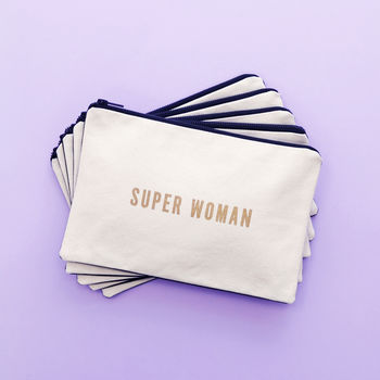 Super Sleepy / Super Woman Double Sided Pouch, 4 of 5