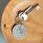 Boxing Hare And Moon Pewter Key Ring Gifts, thumbnail 4 of 9