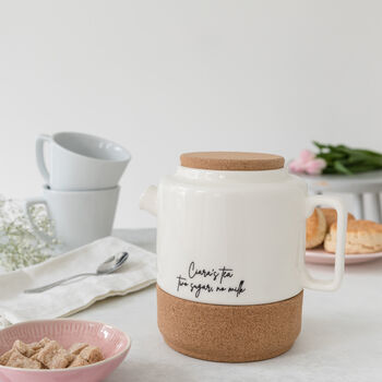 Personalised Large Ceramic Tea For Two, 4 of 6