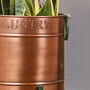 Copper Free Standing Planter Bucket, thumbnail 4 of 10