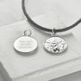 Personalised Sterling Silver St. Christopher Necklace, thumbnail 2 of 4
