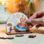 Personalised Cross Stitch Embroidery Pop Out Card, thumbnail 4 of 4