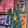 Cactus Cacti Clear Acrylic Vinyl Plaque Decor, thumbnail 6 of 8