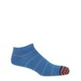 Thin Stripe Blue And Dash Black Men's Trainer Socks, thumbnail 3 of 8