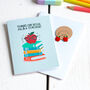Thank You Teacher Card And Red Apple Earrings Gift Set, thumbnail 1 of 4