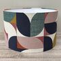 Reno Multicoloured Retro Style Drum Lampshades, thumbnail 5 of 9