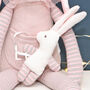 Personalised Bunny Rabbit And Baby Soft Toy, thumbnail 5 of 6