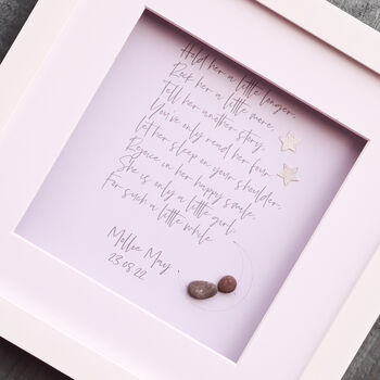New Baby/Baptism/Naming Ceremony Pebble Art, 11 of 12