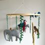 Jungle Animal Themed Baby Crib Mobile, thumbnail 9 of 11