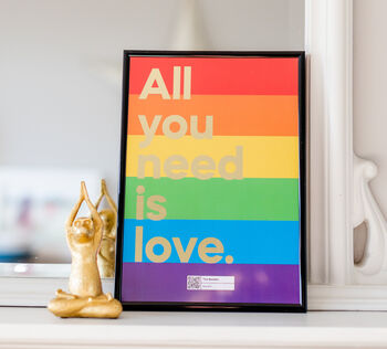 Music Print That Plays 'All You Need Is Love', 5 of 5