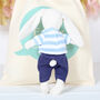 Blue Bunny Rabbit Toy And Personalised Carry Case, thumbnail 4 of 4