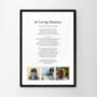 Wedding Photos And Poem Personalised Print, thumbnail 7 of 10