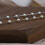 Freshwater Pearl Bracelet In Sterling Silver, thumbnail 3 of 12
