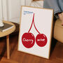 Cherry Wine 1980's Music Giclée Art Print, thumbnail 2 of 8