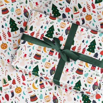 Scandinavian Christmas Wrapping Paper, 2 of 3