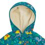 Children's Hooded Poncho | Dinosaur | Organic Cotton, thumbnail 4 of 5