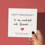 Personalised Anniversary Card For Wife, thumbnail 1 of 3