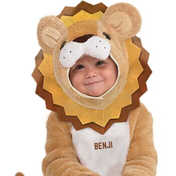 Personalised Baby's Lion Dress Up Costume, 4 of 9