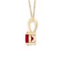 Genuine Ruby Necklace In 9ct Gold, thumbnail 9 of 12