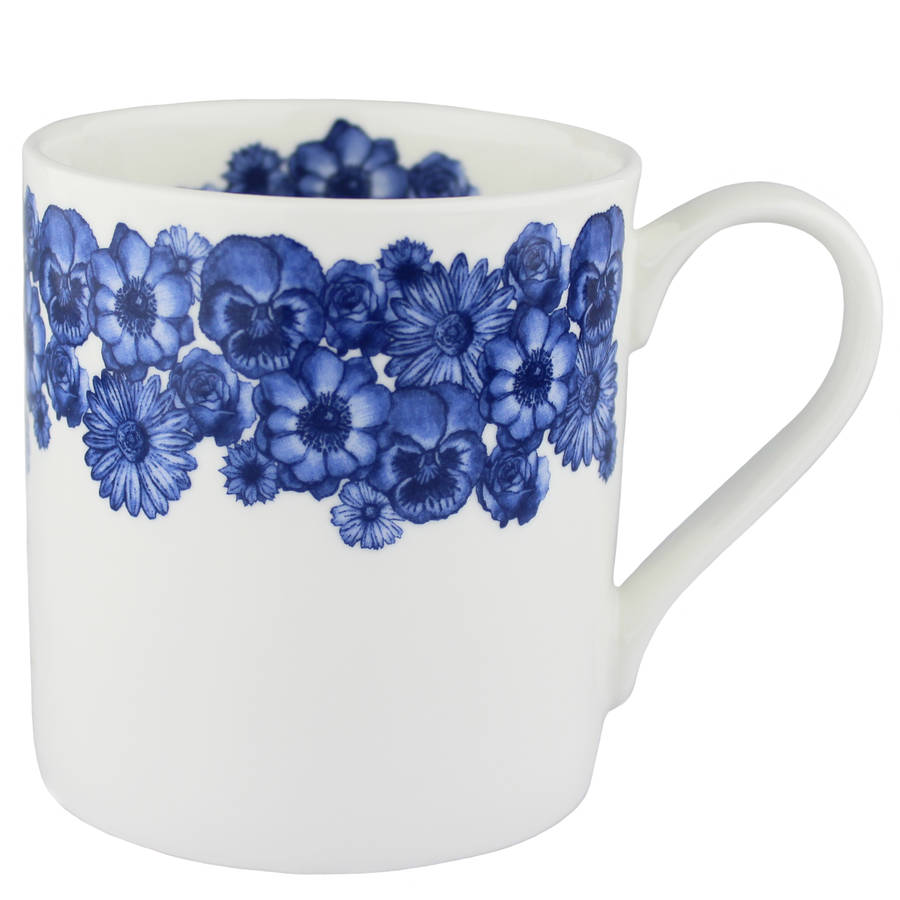 'floral' mug by lucy green designs