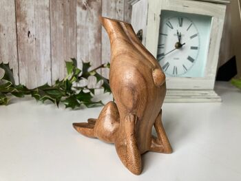 11cm Yoga Bunny Rabbit Figurine Pilates Statue Gift, 2 of 10