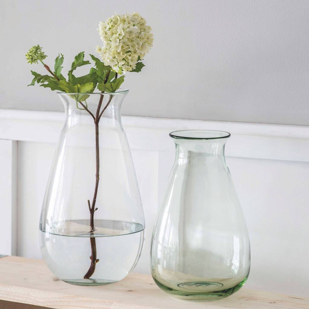 Recycled Teardrop Glass Vase By All Things Brighton Beautiful