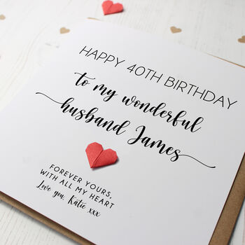 Personalised Birthday Card For Husband, 3 of 6