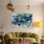 Large Original Abstract Expressionist Painting Acrylic On Canvas Contemporary 150 Cm, thumbnail 1 of 7