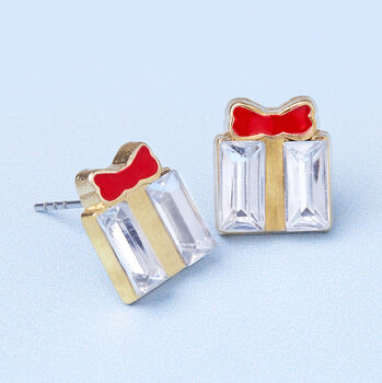 Perfect Prezzie Gold Plated Christmas Earring Set, 3 of 7