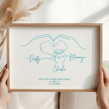 Personalised New Baby Keepsake Print, 5 of 9
