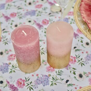 Pink Shimmer Candle Pair, 5 of 6