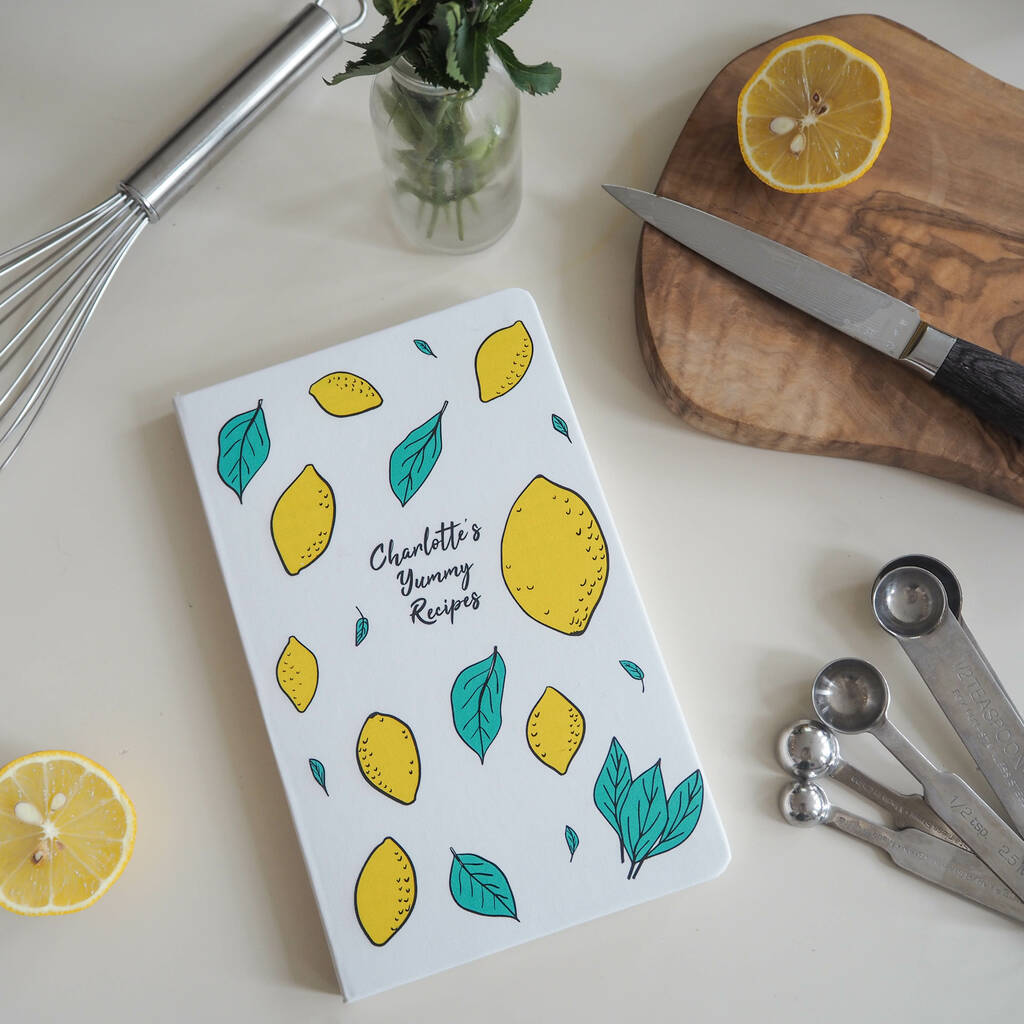Personalised Recipe Notebook By Proper Goose
