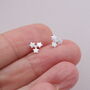 'Friends Are Stars' Sterling Silver Star Cluster Earrings, thumbnail 2 of 9