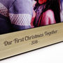 Personalised Couples Christmas Photo Frame, thumbnail 2 of 3