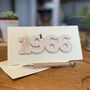 Personalised 60th Birthday 1966 Year Card, thumbnail 1 of 9