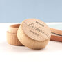 Personalised Wooden Wedding Ring Box, thumbnail 4 of 5