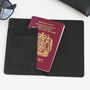 Tanlines Personalised Passport Cover | Black, thumbnail 2 of 4