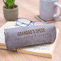 Personalised Faux Leather Glasses Case In Grey, thumbnail 1 of 4
