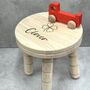 Personalised Children's Wooden Stool, thumbnail 2 of 7