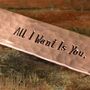 9th Anniversary Personalised Copper Bookmark, thumbnail 5 of 12