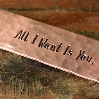 9th Anniversary Personalised Copper Bookmark, 5 of 12
