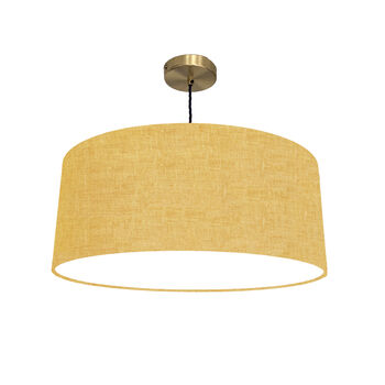 100% Linen Lampshade White Lining, 11 of 12