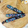 Vintage Clover Green Peonies Dog Collar, thumbnail 5 of 9